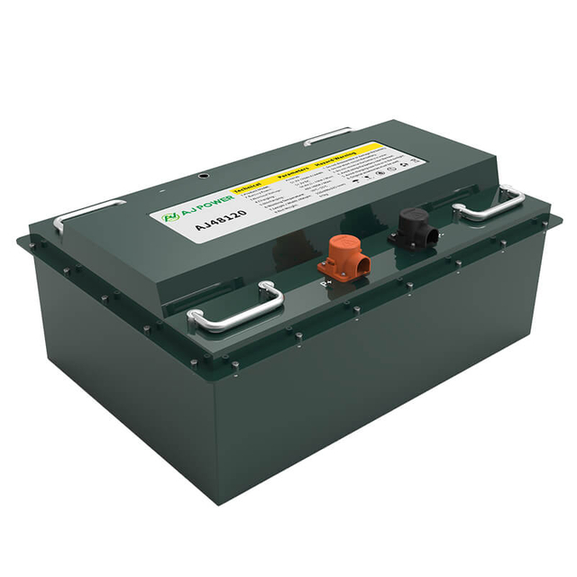 Batterie au lithium haute capacité AJ48120 pour camping-cars et bateaux